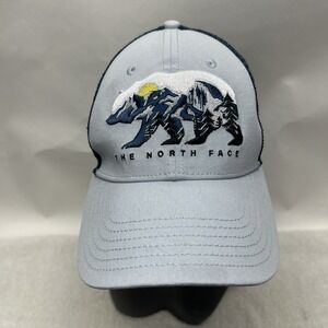 The North Face Mens Adjustable Blue Bear Logo Trucker Hat